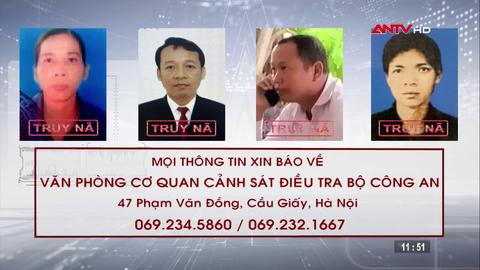 Truy nã 4 đối tượng tội tham ô, lừa đảo chiếm đoạt tài sản