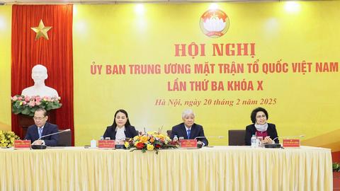 Khai mạc Hội nghị Ủy ban Trung ương Mặt trận Tổ quốc Việt Nam lần thứ ba khóa X