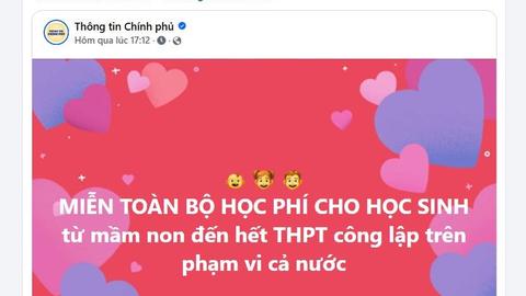 Vui mừng trước thông tin miễn học phí công lập