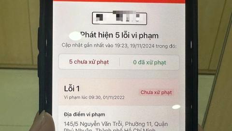 Rộ lừa đảo hướng dẫn tra cứu phạt nguội