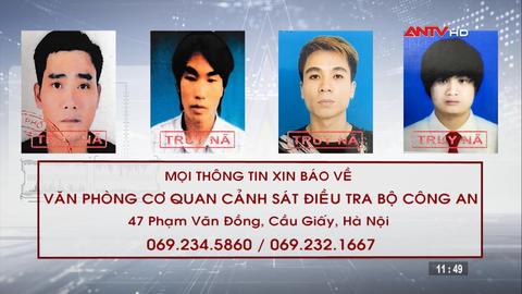 Truy nã đối với 3 đối tượng cùng về tội giết người
