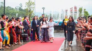 Phu nhân Thủ tướng Việt Nam và Nhật Bản thăm Làng Văn hóa - Du lịch các dân tộc Việt Nam