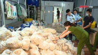 Khám xét 3 kho lạnh, thu giữ hơn 10 tấn nội tạng bò “bẩn”