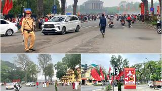 Phân luồng giao thông khu vực Lăng Chủ tịch Hồ Chí Minh dịp lễ 30/4-1/5