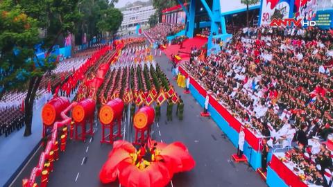 Học viên Học viện CSND tự hào mở màn trống hội "Bản hùng ca toàn thắng"