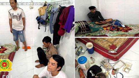 Bắt các đối tượng mua bán, sử dụng ma túy