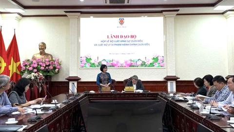 Sửa đổi, bổ sung Bộ luật Hình sự nhận được đồng thuận, nhất trí cao
