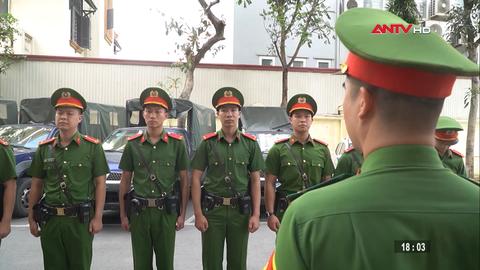 Công tác ứng trực tại các chốt bảo vệ mục tiêu dịp nghỉ lễ
