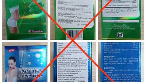 Bộ Y tế yêu cầu tháo gỡ quảng cáo 2 thực phẩm bảo vệ sức khoẻ chứa chất cấm sibutramine
