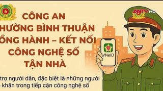 Công an phường "ship" công nghệ tới tận nhà