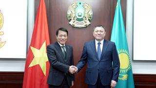 Hội đàm cấp cao giữa Bộ Công an Việt Nam và Bộ Nội vụ Kazakhstan