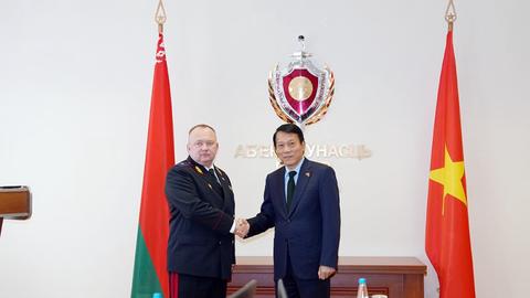 Tăng cường hợp tác trong lĩnh vực khoa học hình sự giữa Việt Nam và Belarus