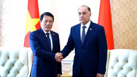 Bộ trưởng Lương Tam Quang hội đàm với Thư ký Hội đồng an ninh quốc gia Belarus