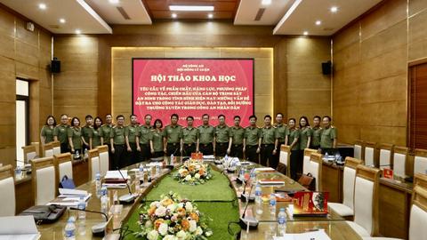 Đào tạo trinh sát an ninh đáp ứng yêu cầu nhiệm vụ trong tình hình mới