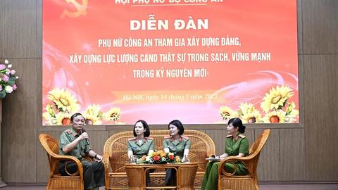 Khẳng định vai trò phụ nữ Công an tham gia xây dựng Đảng, xây dựng lực lượng CAND