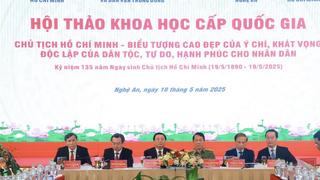 Chủ tịch Hồ Chí Minh - Biểu tượng cao đẹp của ý chí, khát vọng độc lập của dân tộc, tự do, hạnh phúc cho nhân dân