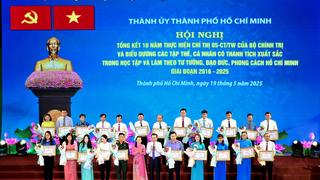 TP. HCM tuyên dương các tập thể, cá nhân điển hình học tập và làm theo Bác