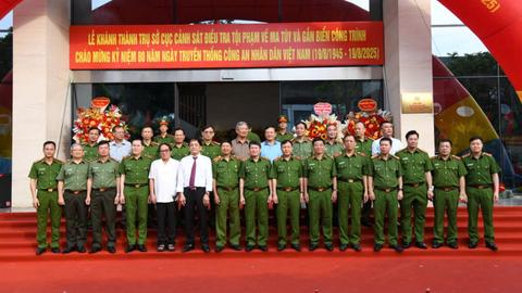 Khánh thành trụ sở Cục Cảnh sát Điều tra tội phạm về ma tuý