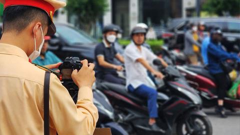 Camera lưu động phạt nguội đầu tiên ở Hà Nội