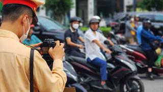 Camera lưu động phạt nguội đầu tiên ở Hà Nội