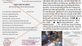 Cảnh giác hành vi mạo tên bệnh viện kêu gọi từ thiện