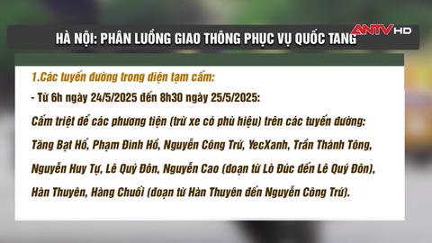 Hà Nội phân luồng giao thông phục vụ Quốc tang đồng chí Trần Đức Lương