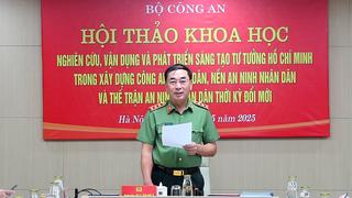 Vận dụng và phát triển sáng tạo tư tưởng Hồ Chí Minh trong xây dựng Công an nhân dân