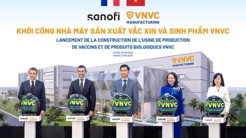 Khởi công nhà máy vaccine sinh phẩm VNVC