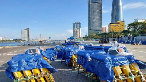 Trận địa pháo hoa quốc tế Đà Nẵng trước ngày khai hỏa