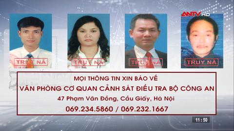Công an tỉnh Bắc Ninh truy nã 4 đối tượng