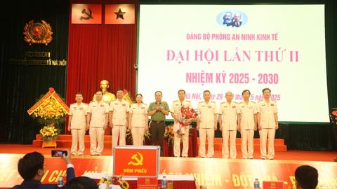 Đảng bộ phòng An ninh kinh tế, Công an TP Hà Nội đại hội thành công nhiệm kỳ 2025 – 2030