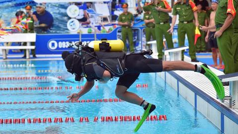 Sôi nổi Hội thi Thể thao nghiệp vụ chữa cháy và cứu nạn, cứu hộ toàn quốc