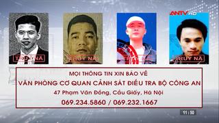 Truy nã 4 đối tượng cố ý làm hư hỏng tài sản và đánh bạc