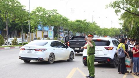 Đảm bảo ANTT kỳ thi tuyển sinh đầu cấp tại Sơn La