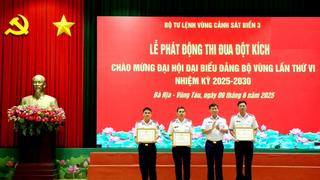 Bộ Tư lệnh Vùng Cảnh sát biển 3 phát động đợt thi đua “Lập công dâng Đảng”