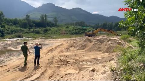 Xử lý hoạt động khai thác khoáng sản trái phép tại huyện Khánh Vĩnh