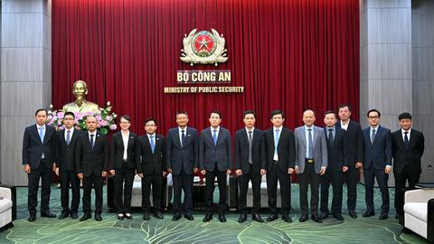 Tăng cường hợp tác giữa Bộ Công an và Trung tâm Hợp tác An ninh và Thực thi pháp luật Mê Công - Lan Thương