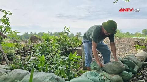 Sạt lở đê sông Sài Gòn, di dời khẩn cấp 4 hộ dân ở huyện Củ Chi