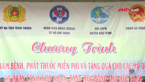 Khám bệnh, cấp phát thuốc miễn phí và tặng quà cho người dân