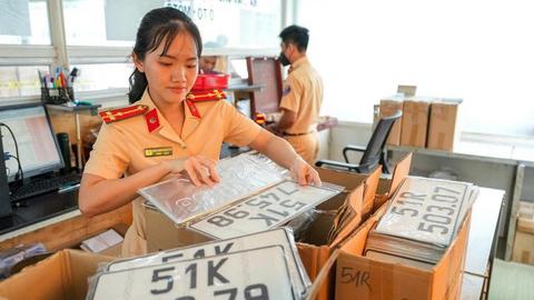 Việc đăng ký, cấp biển số xe sau sáp nhập tỉnh