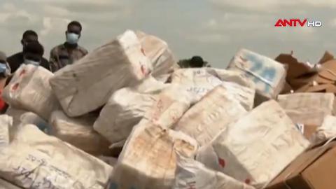 Ghana tiêu hủy lượng ma túy kỷ lục