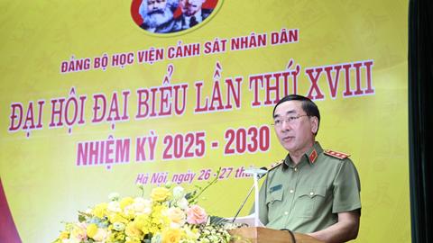 Đại hội Đảng bộ Học viện CSND lần thứ XVIII, nhiệm kỳ 2025-2030 