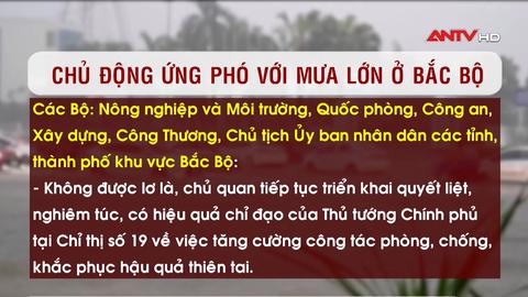 Chủ động ứng phó với mưa lớn ở Bắc Bộ