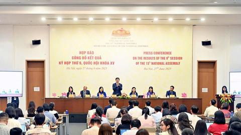 Họp báo công bố kết quả Kỳ họp thứ 9, Quốc hội khóa XV