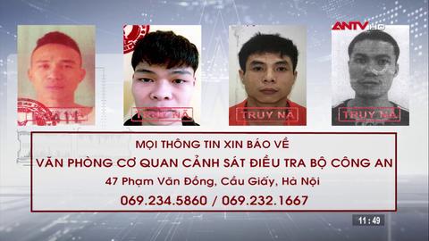 Công an tỉnh Bắc Ninh truy nã 4 đối tượng 
