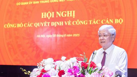 Ủy ban Trung ương MTTQ Việt Nam công bố các quyết định về công tác cán bộ