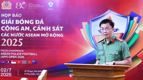 Giải bóng đá Công an, Cảnh sát các nước ASEAN mở rộng năm 2025