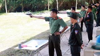 Hội thi bắn súng trong thanh niên Công an tỉnh Sơn La 