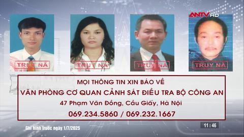 Truy nã 4 đối tượng tội lạm dung tín nhiệm chiếm đoạt tài sản và lừa đảo 