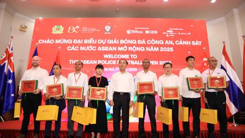 Tám đội tranh tài tại Giải bóng đá Công an - Cảnh sát các nước ASEAN mở rộng 2025